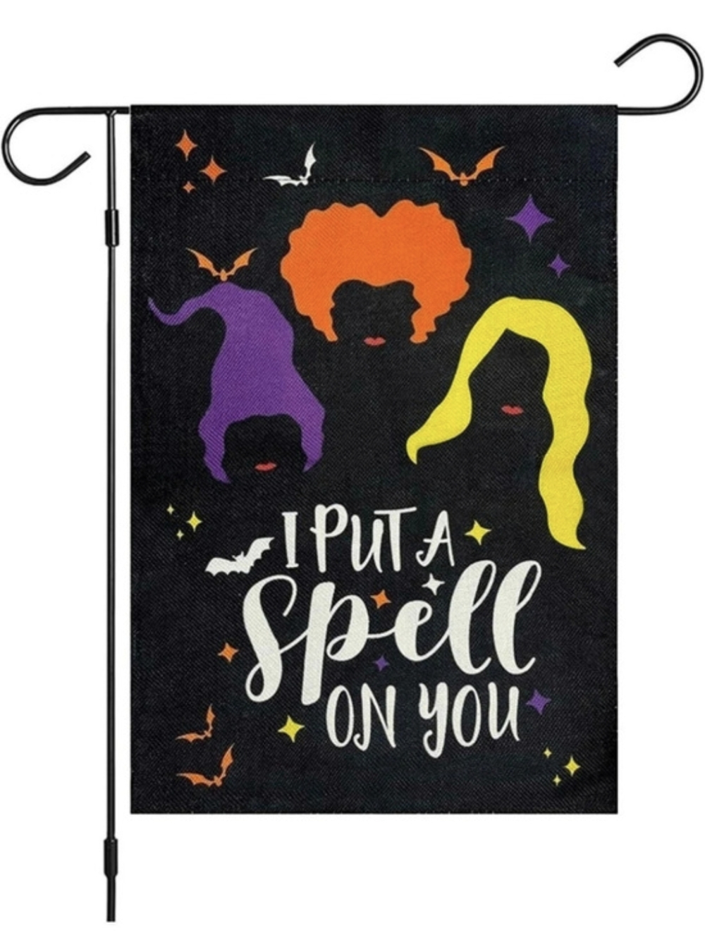 Hocus Pocus I Put a Spell on You Garden Flag 18 x 12 in